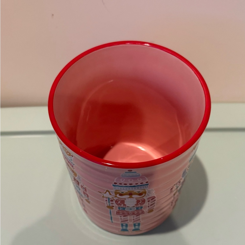 Super Cute Pink Nutcracker Themed Utensil Crock- NWT - Picture 2 of 4